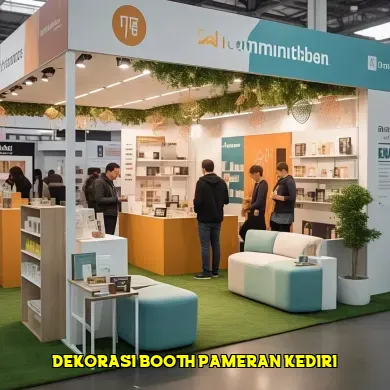 dekorasi booth pameran kediri